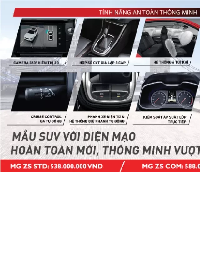   MG ZS - Sự Lựa Chọn Hoàn Hảo Cho Xe SUV Giá Rẻ