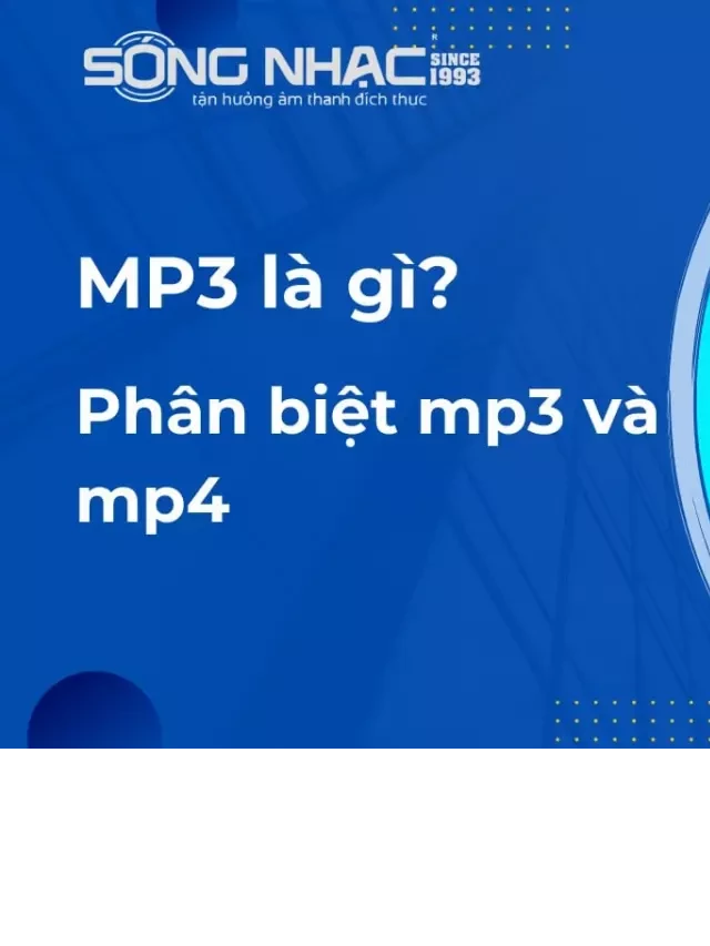   MP3 - Giải mã điểm khác biệt giữa MP3 và MP4