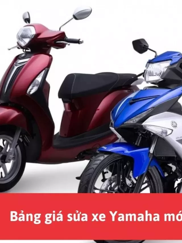   Bảng giá sửa xe Yamaha: Thông tin mới nhất tháng 9/2023