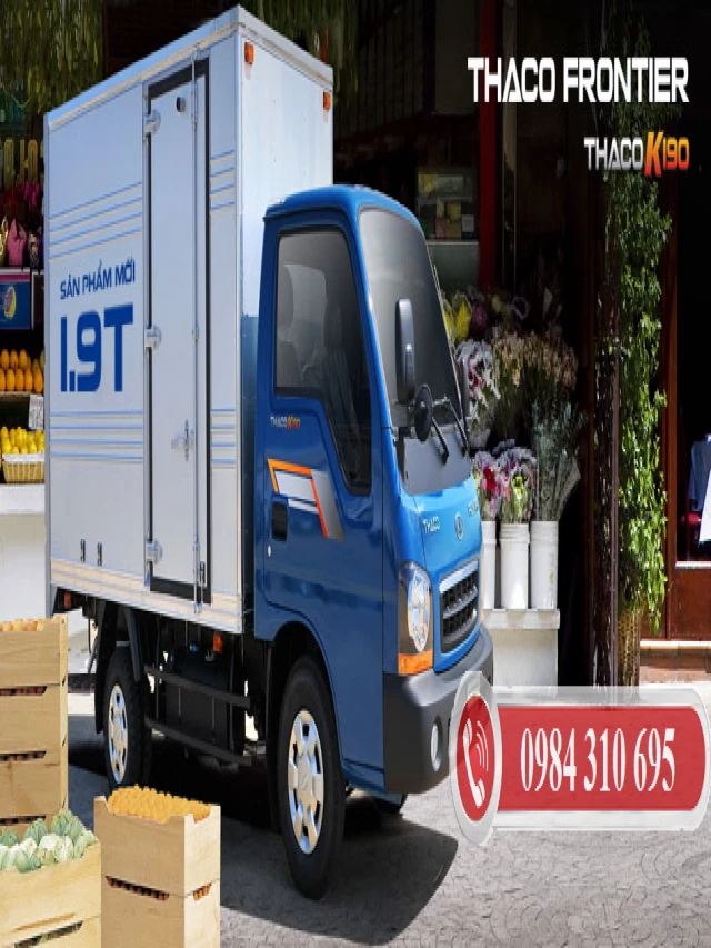   Xe tải Thaco K190 – Tải trọng 1.900 Kg