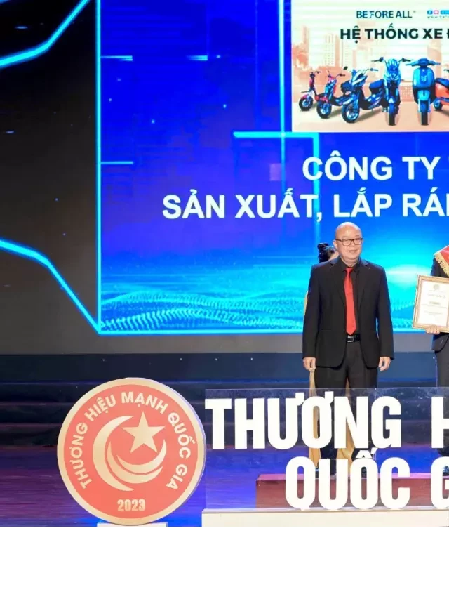   Xe điện Before All: Thương hiệu mạnh quốc gia 2023