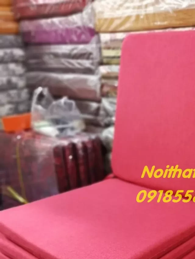   Nệm ngồi salon, ghế gỗ, sofa KTP: Phòng khách thêm sang trọng và thoải mái