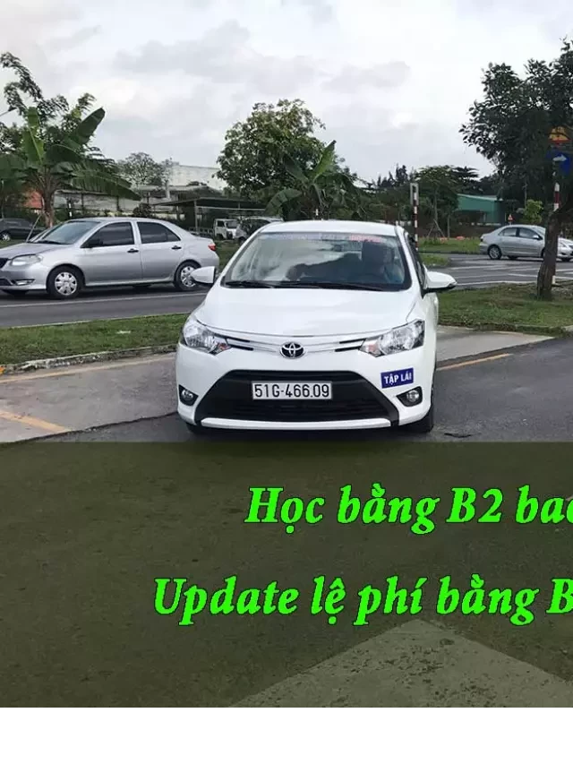   Học bằng lái xe B2: Mức phí và trung tâm uy tín tại Hà Nội