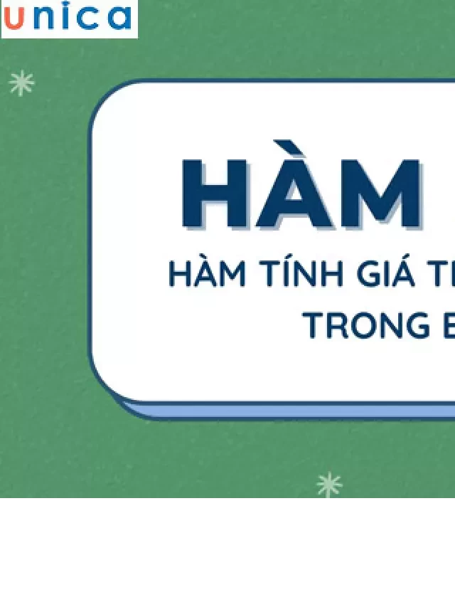   Hướng dẫn sử dụng hàm trị tuyệt đối trong Excel: Công thức, cách dùng và lỗi thường gặp