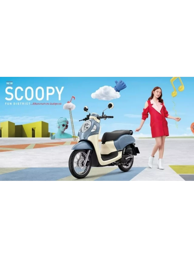   Honda Scoopy nhập khẩu: Thiết kế nổi bật và tiết kiệm nhiên liệu