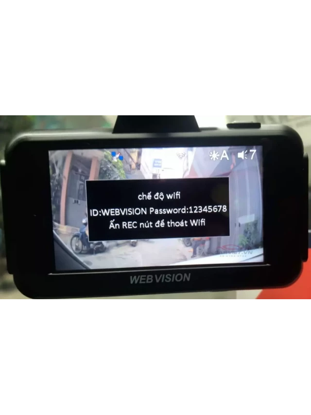   Camera Hành Trình Webvision A28: Tự tin và an toàn trên mọi chặng đường