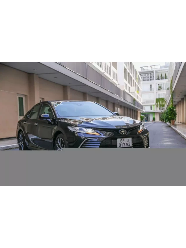   Thông số lốp xe Toyota Camry: Bạn đã biết chưa?