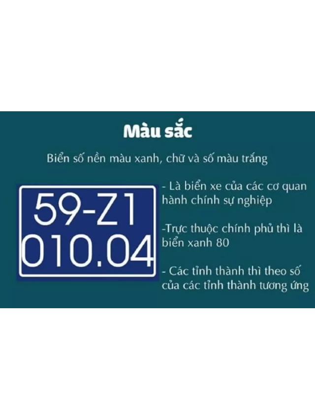   Chữ cái trên biển số xe có ý nghĩa gì?